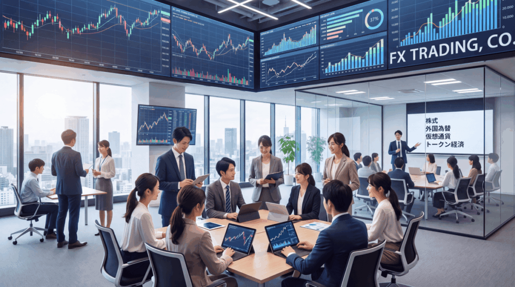 FXトレーディング株式会社の4つの事業で金融リテラシー向上を目指します